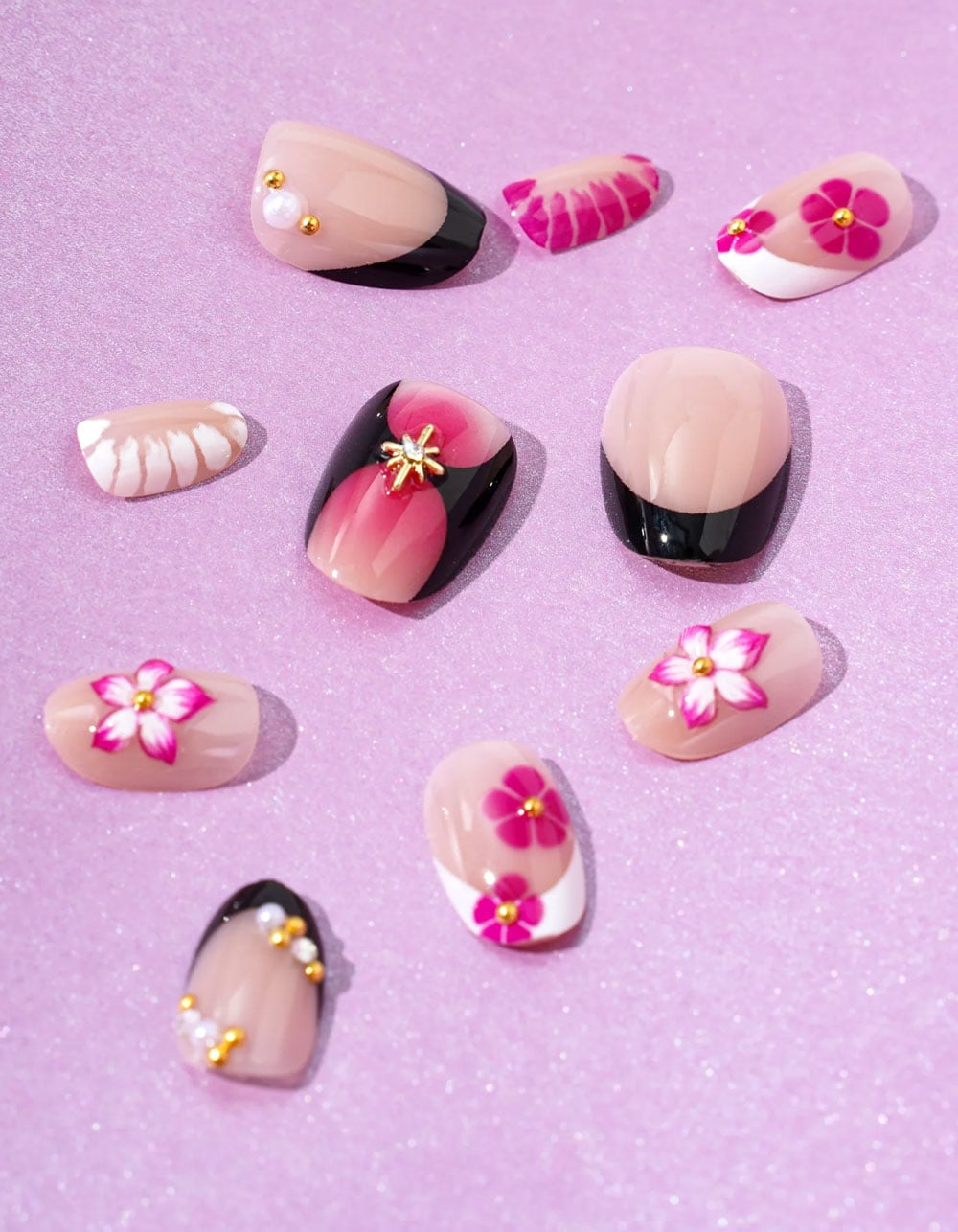 NEVER HAVE I EVER x Katseye That Way Press-On Nails - MULTI