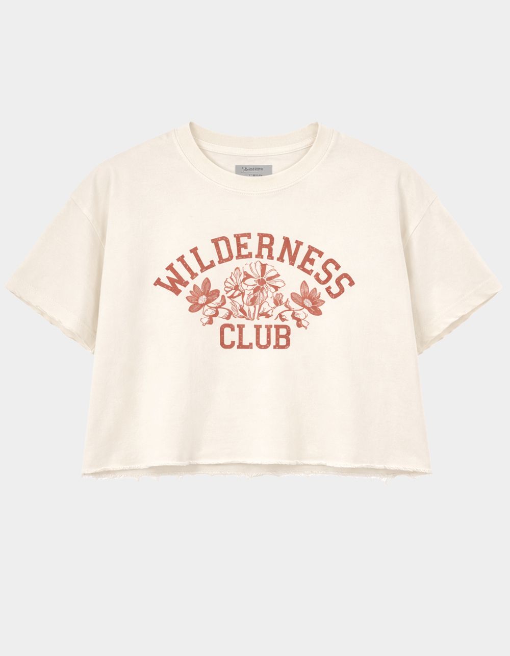 PRINCE PETER Wilderness Club Girls Crop Tee - IVORY