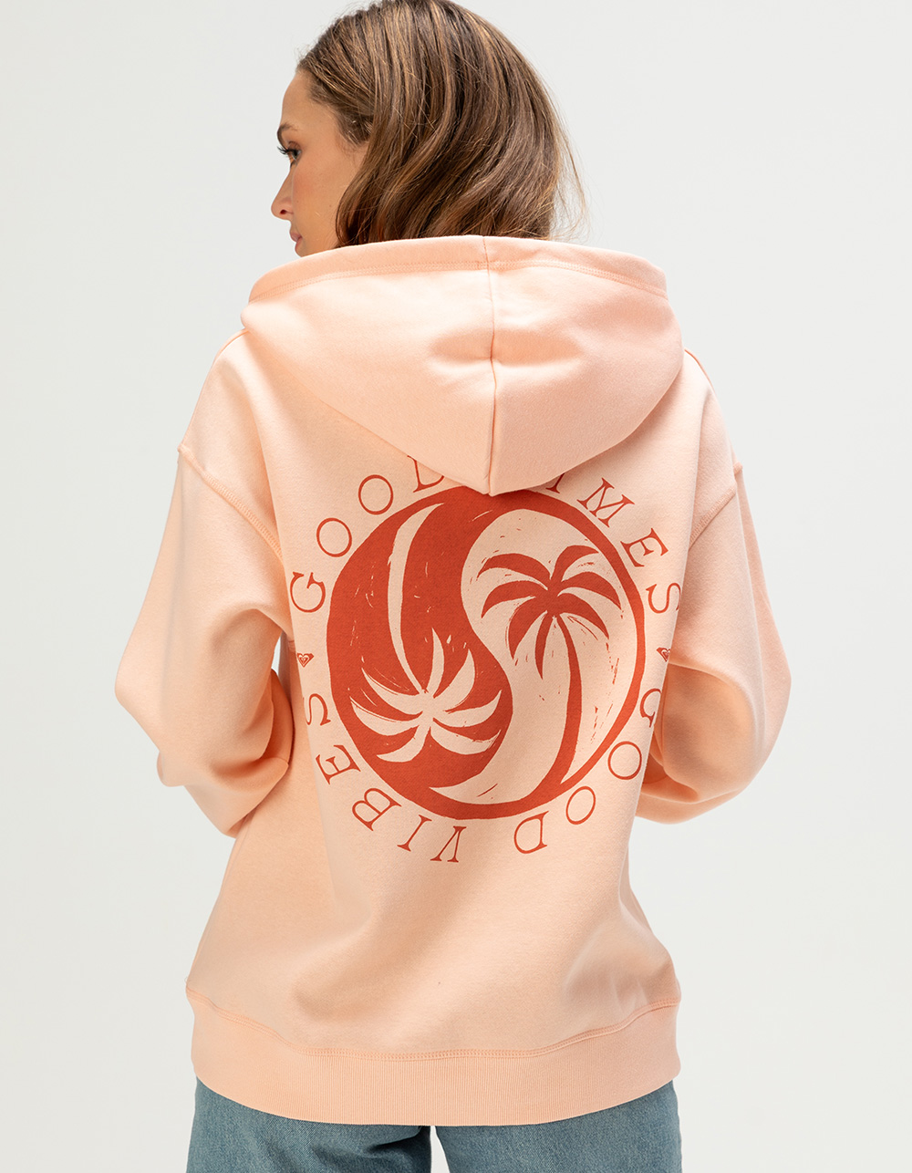 ROXY Wailea Womens Hoodie - PEACH