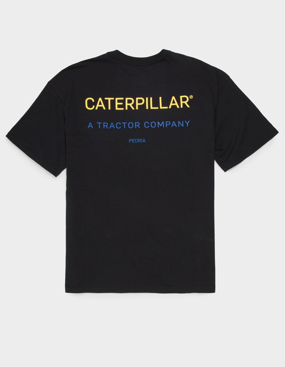 CATERPILLAR Mens Heavyweight Tee - WASHED BLACK