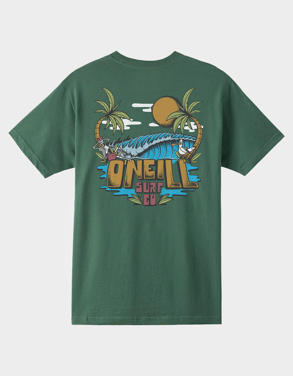 O'NEILL Chillin' Bones Boys Tee - GREEN