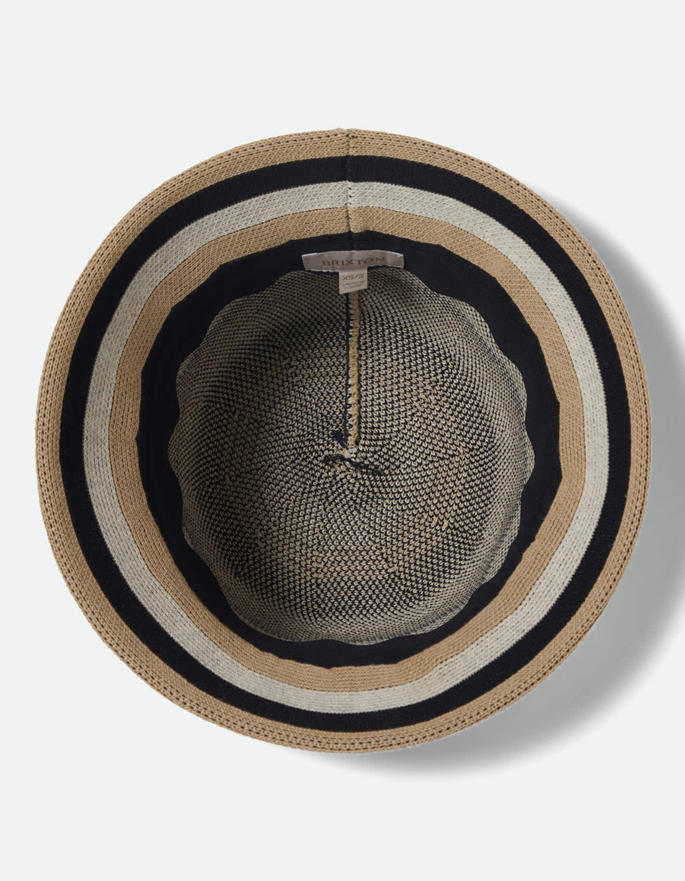 BRIXTON Lisboa Knit Womens Packable Bucket Hat - BLACK COMBO