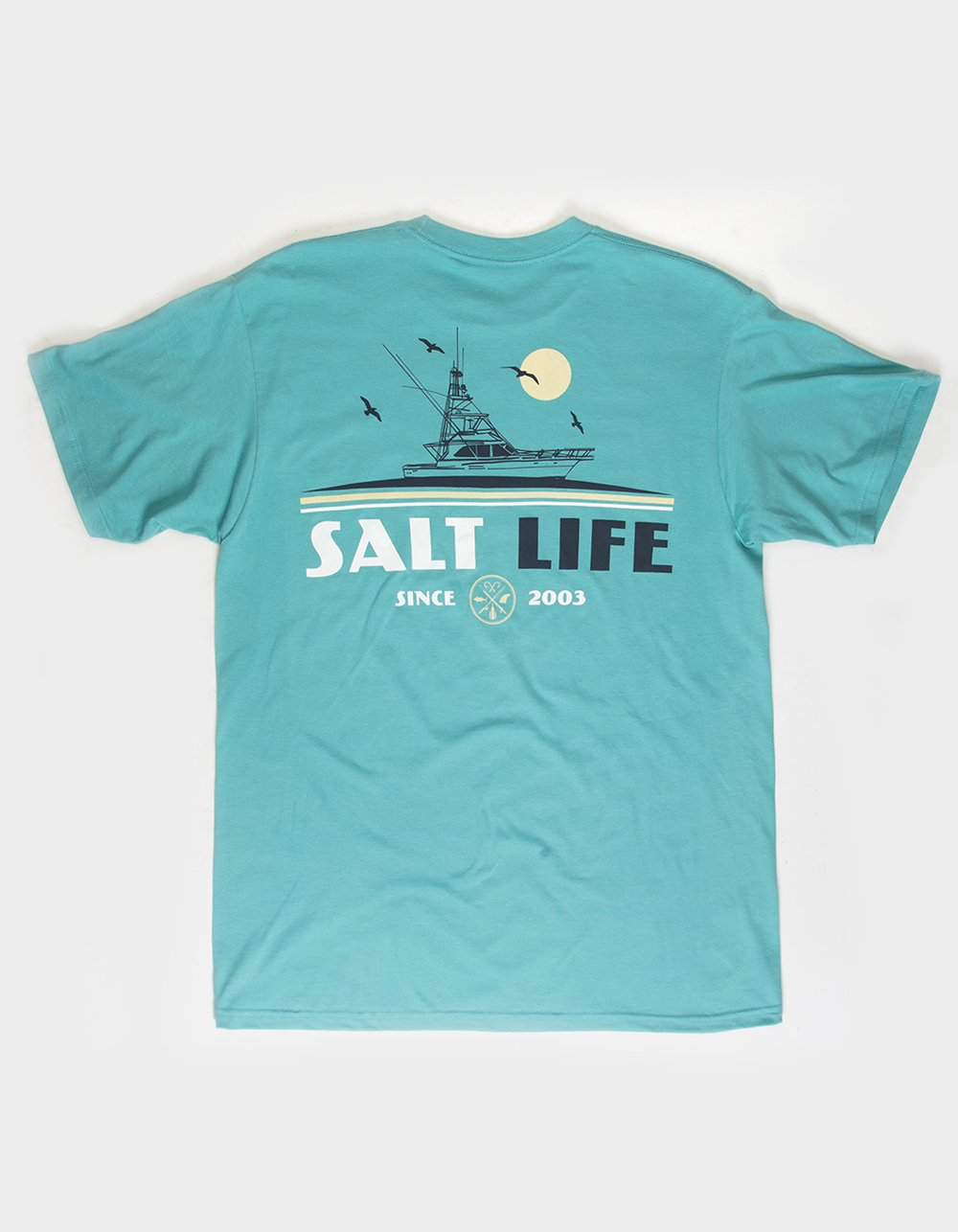 SALT LIFE Day In The Life Mens Tee - TEAL GREEN | Tillys
