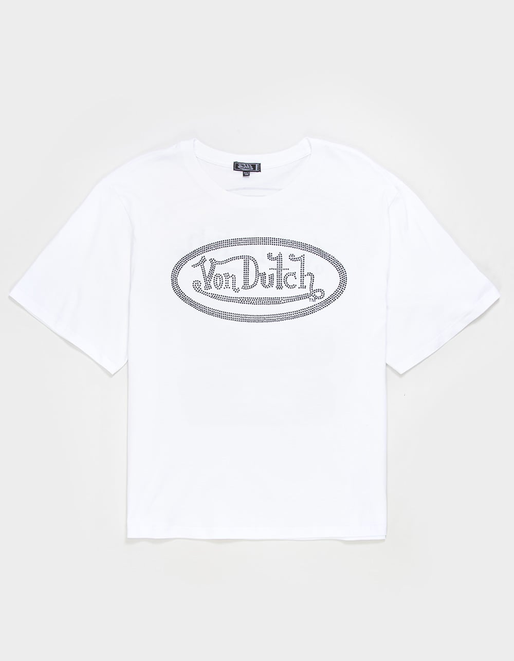 VON DUTCH Moto Mens Boxy Tee - OFF WHITE