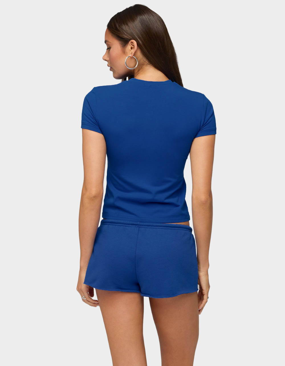 Edikted Sporty Babe Tee - BLUE