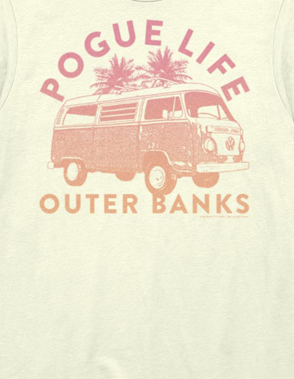 OUTER BANKS Pogue Life Unisex Tee - NATURAL