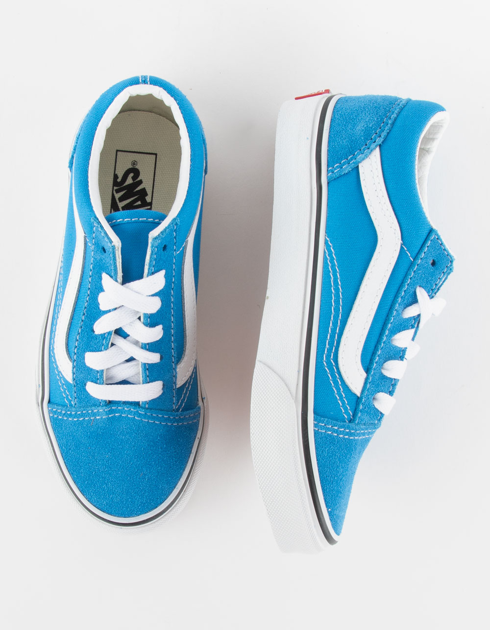 VANS Old Skool Kids Shoes - BLUE/WHT | Tillys