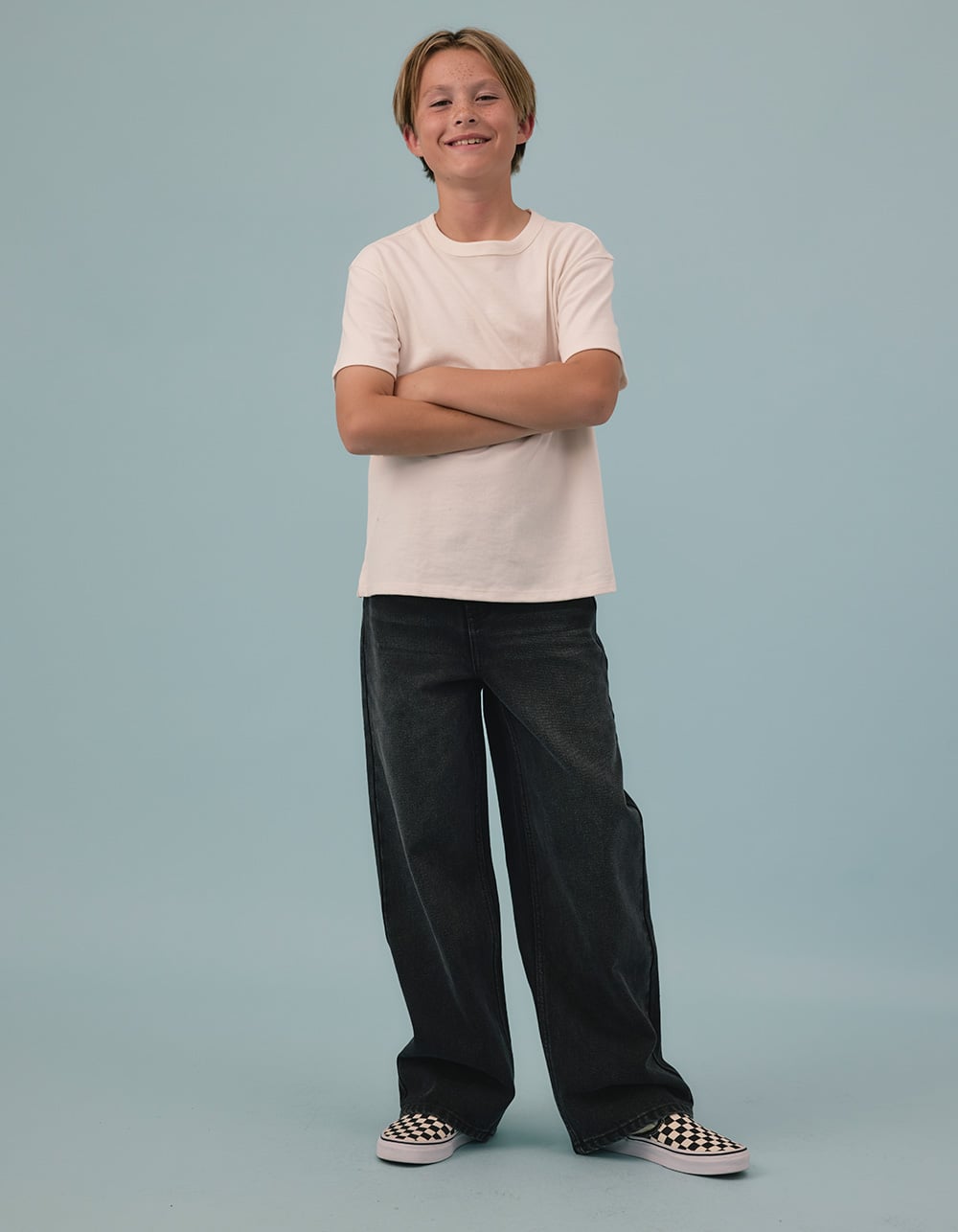 RSQ Boys Extra Baggy Jeans - WASHED BLACK
