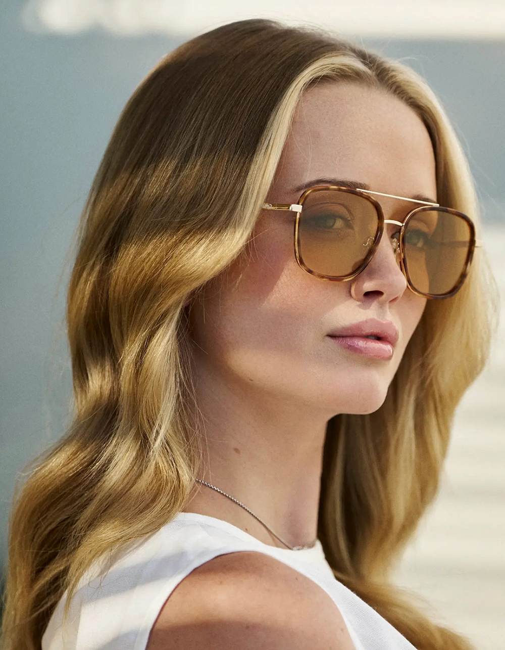 WMP EYEWEAR Gia Polarized Sunglasses - TORTOISE