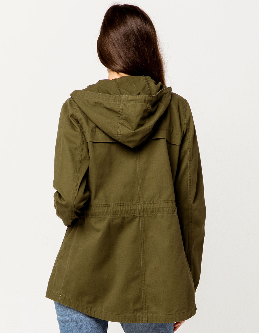 SKY AND SPARROW Womens Anorak Jacket - OLIVE | Tillys