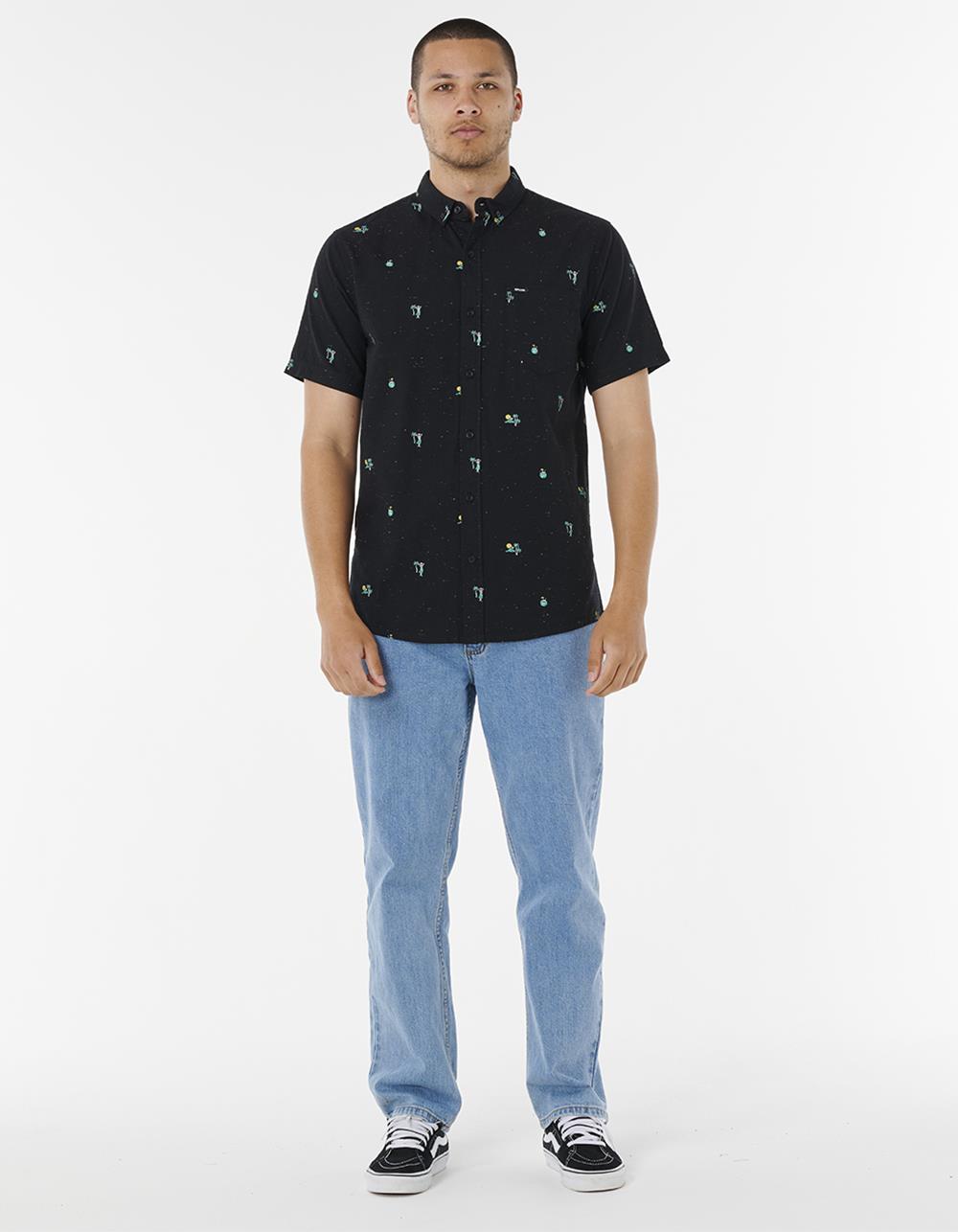 RIP CURL Skelly Breach Mens Short Sleeve Shirt