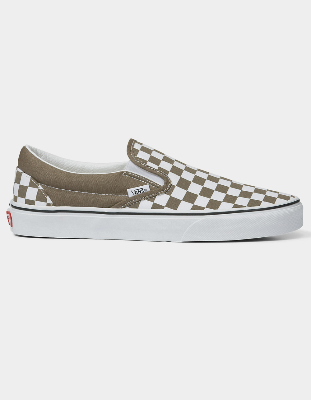 VANS Checkerboard Classic Slip-On Shoes - BROWN | Tillys