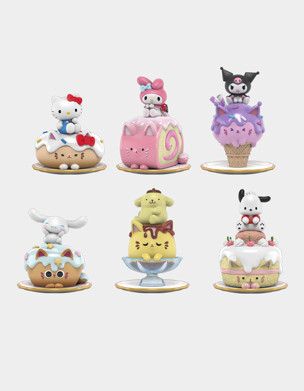 SANRIO Hello Kitty And Friends Nyammy Treats Cafe Series Blind Box - ASST