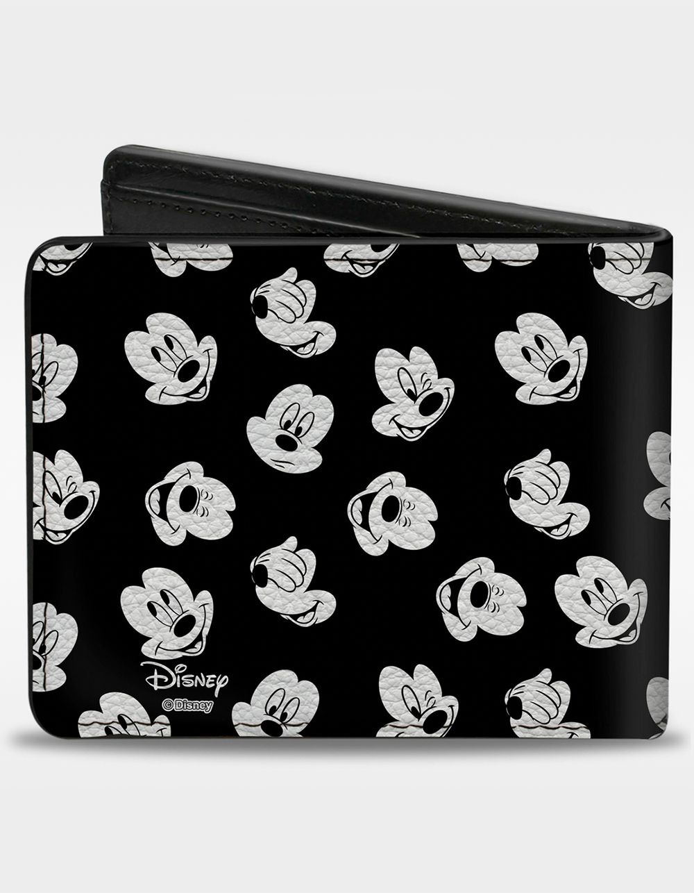 BUCKLE-DOWN Disney Mickey Mouse 5 Expressions Bifold Wallet - MULTI