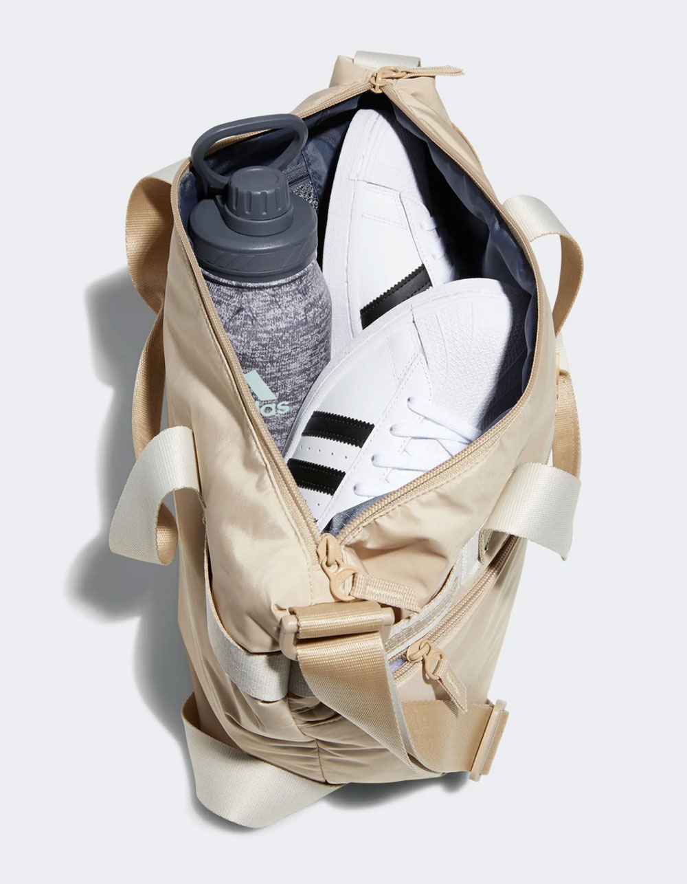 ADIDAS Originals Puffer Shopper Tote Bag BEIGE Tillys