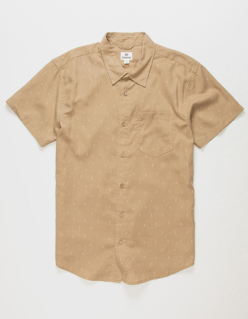 TENTREE Mancos Mens Button Up Shirt - KHAKI | Tillys