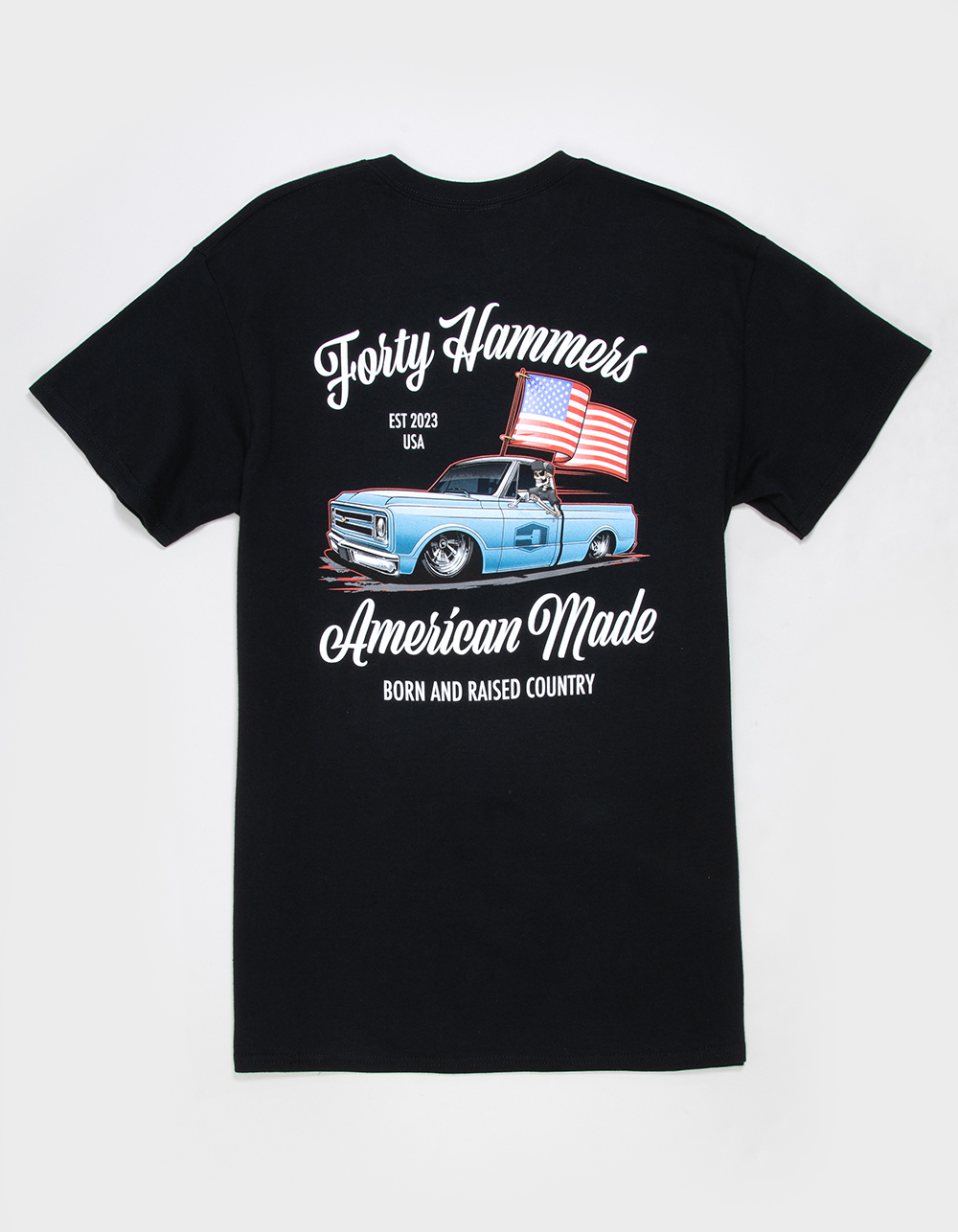 FORTY HAMMERS Born & Raised Mens Tee