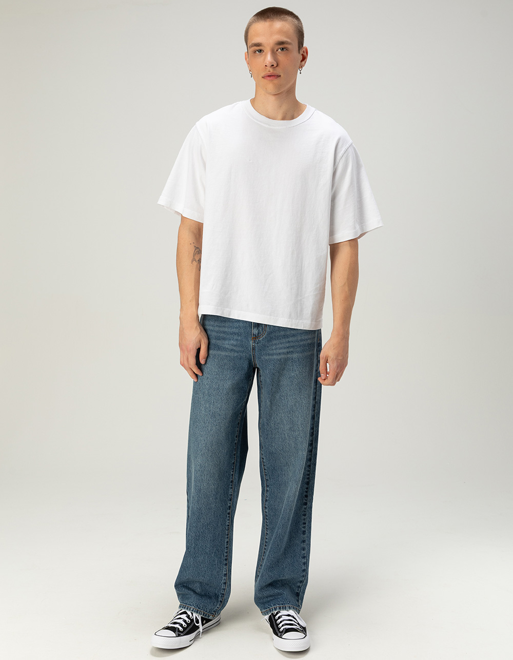 RSQ Mens Loose Jeans - DK STONE