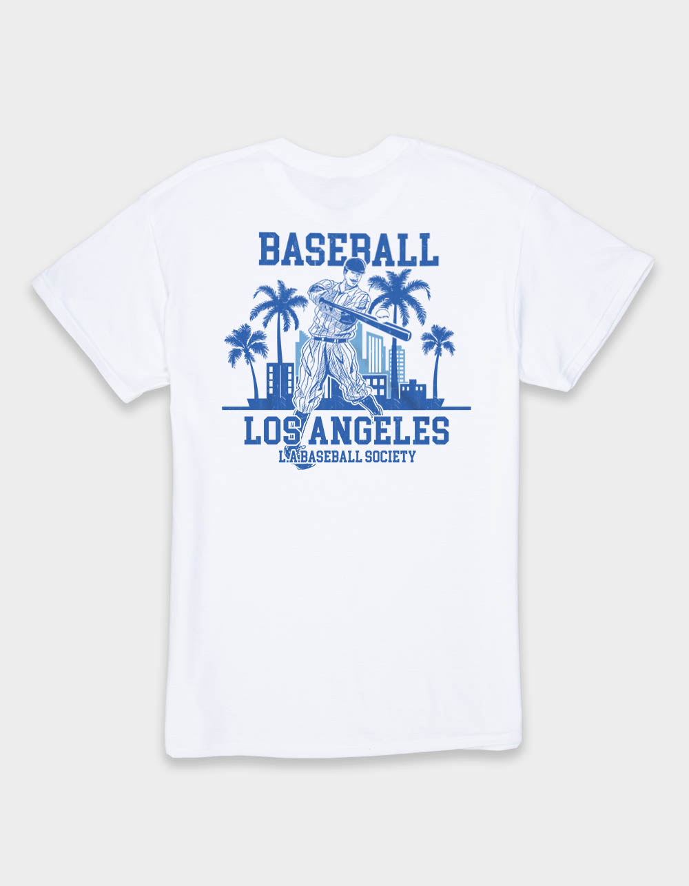 LOS ANGELES Baseball Society Unisex Tee - WHITE