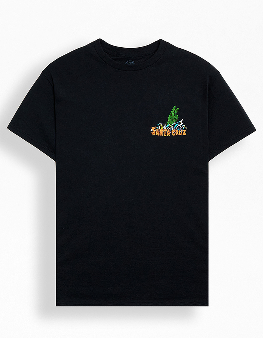 SANTA CRUZ Grid Hand Mens Tee - BLACK