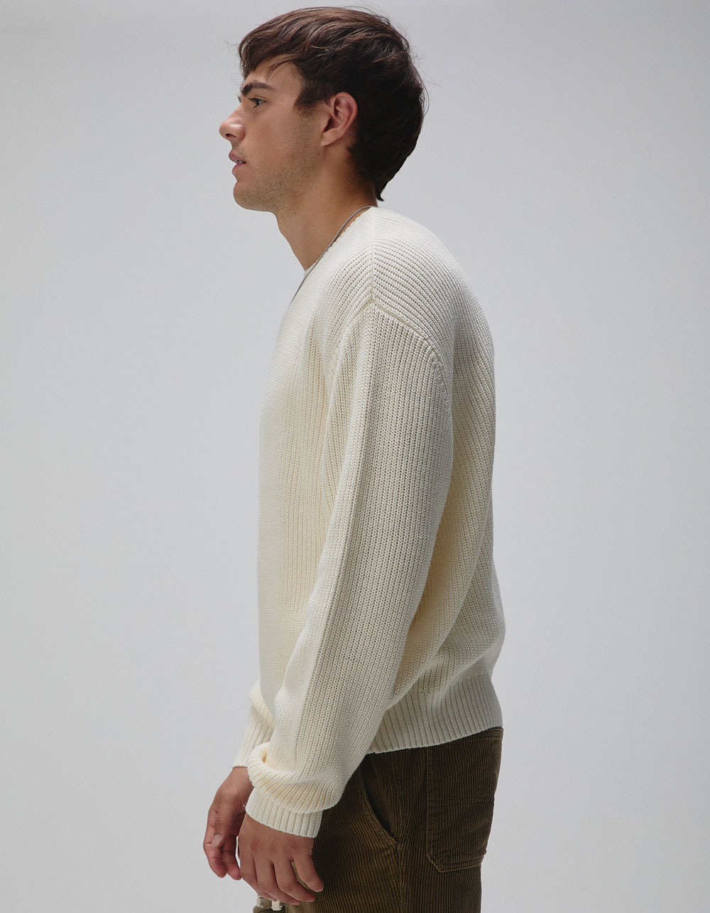 RSQ Mens Crewneck Sweater - IVORY