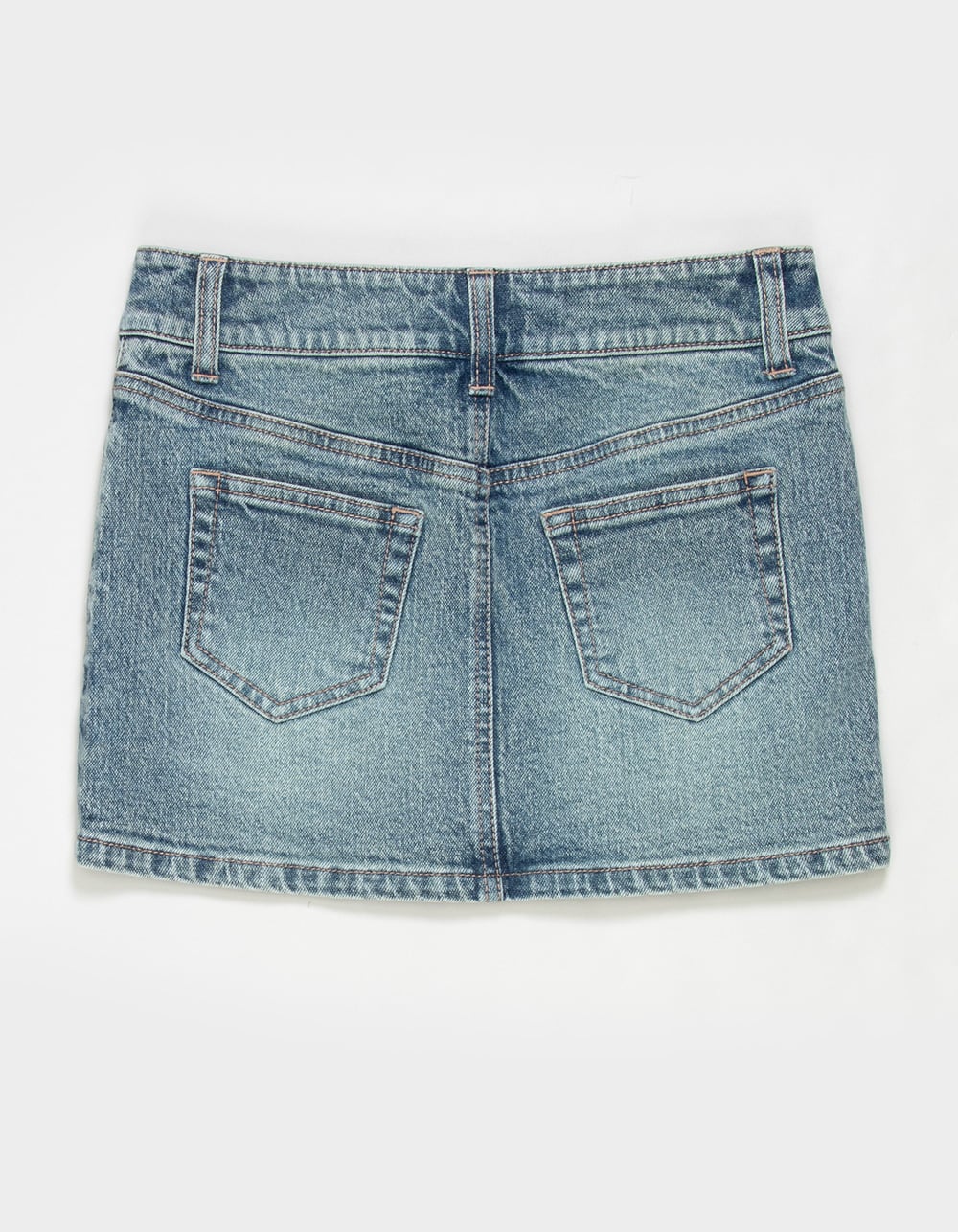 RSQ Girls Basic Denim Skort - MEDIUM WASH