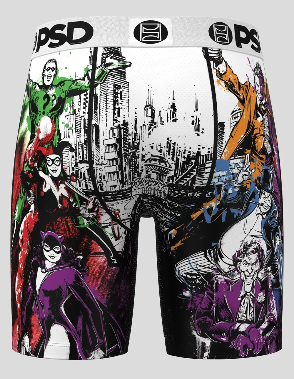 PSD x DC Gotham Villians Mens Boxer Briefs - MULTI