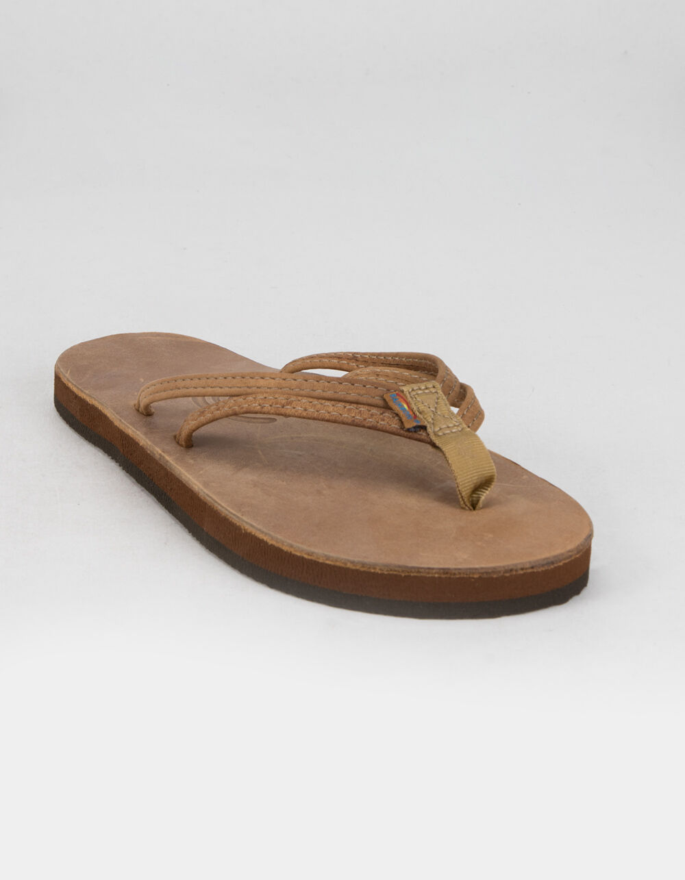 RAINBOW Luxury Leather Narrow Strap Womens Sandals - LIGHT TAN | Tillys