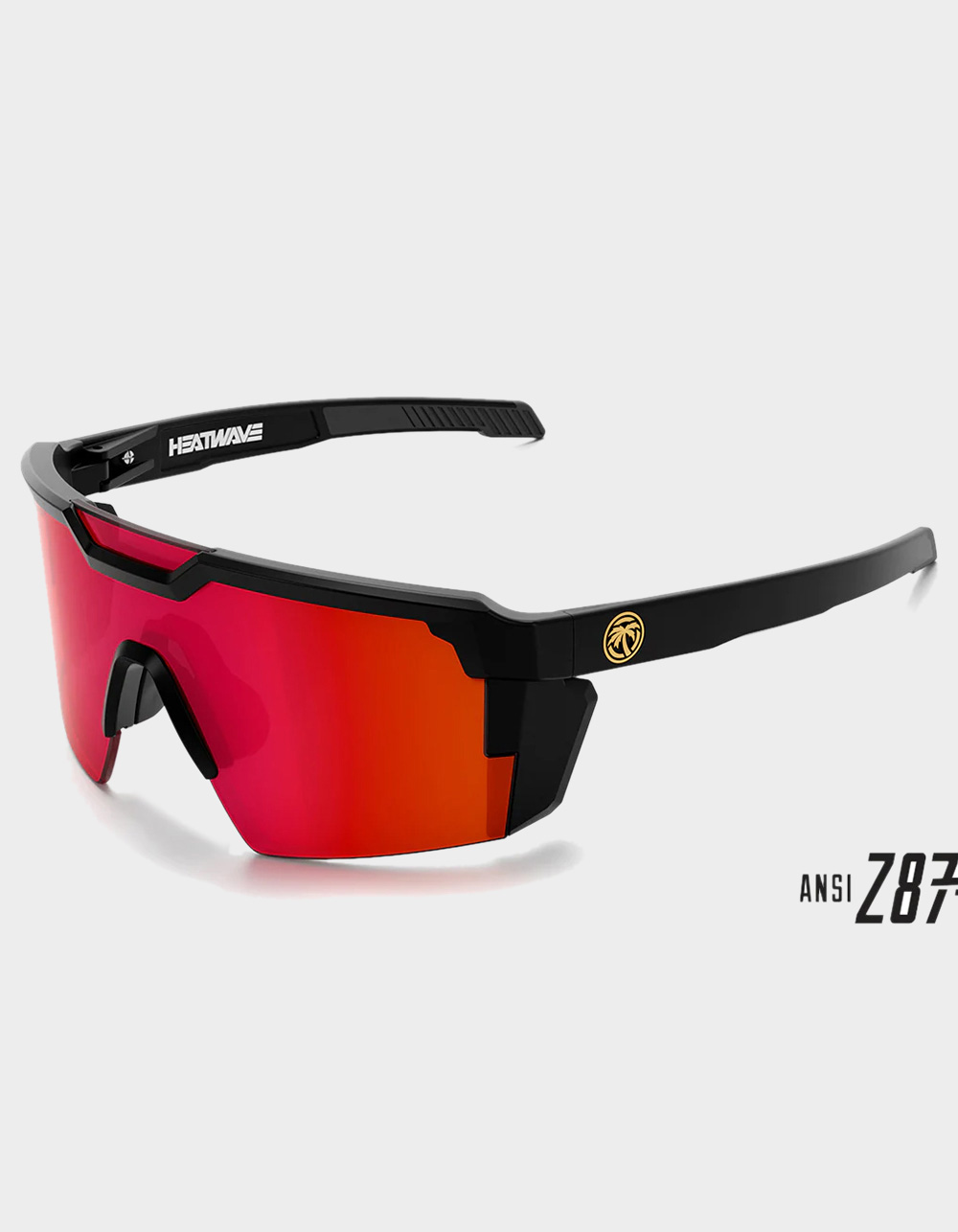 HEATWAVE Future Tech Firestorm Z87+ Sunglasses BLK/RED Tillys