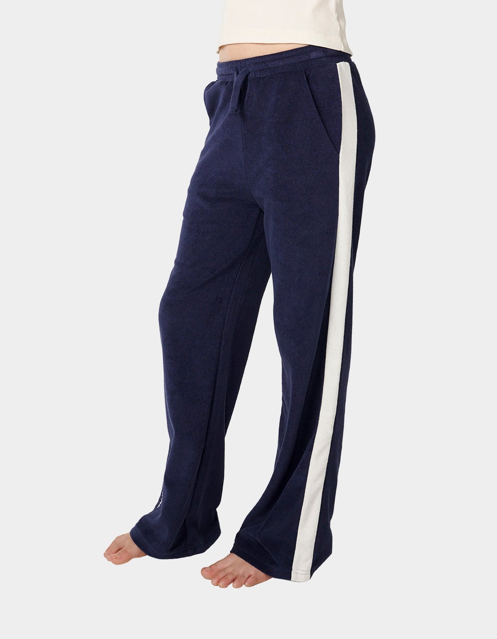 RIP CURL Costa Del Sol Girls Terry Pants - NAVY