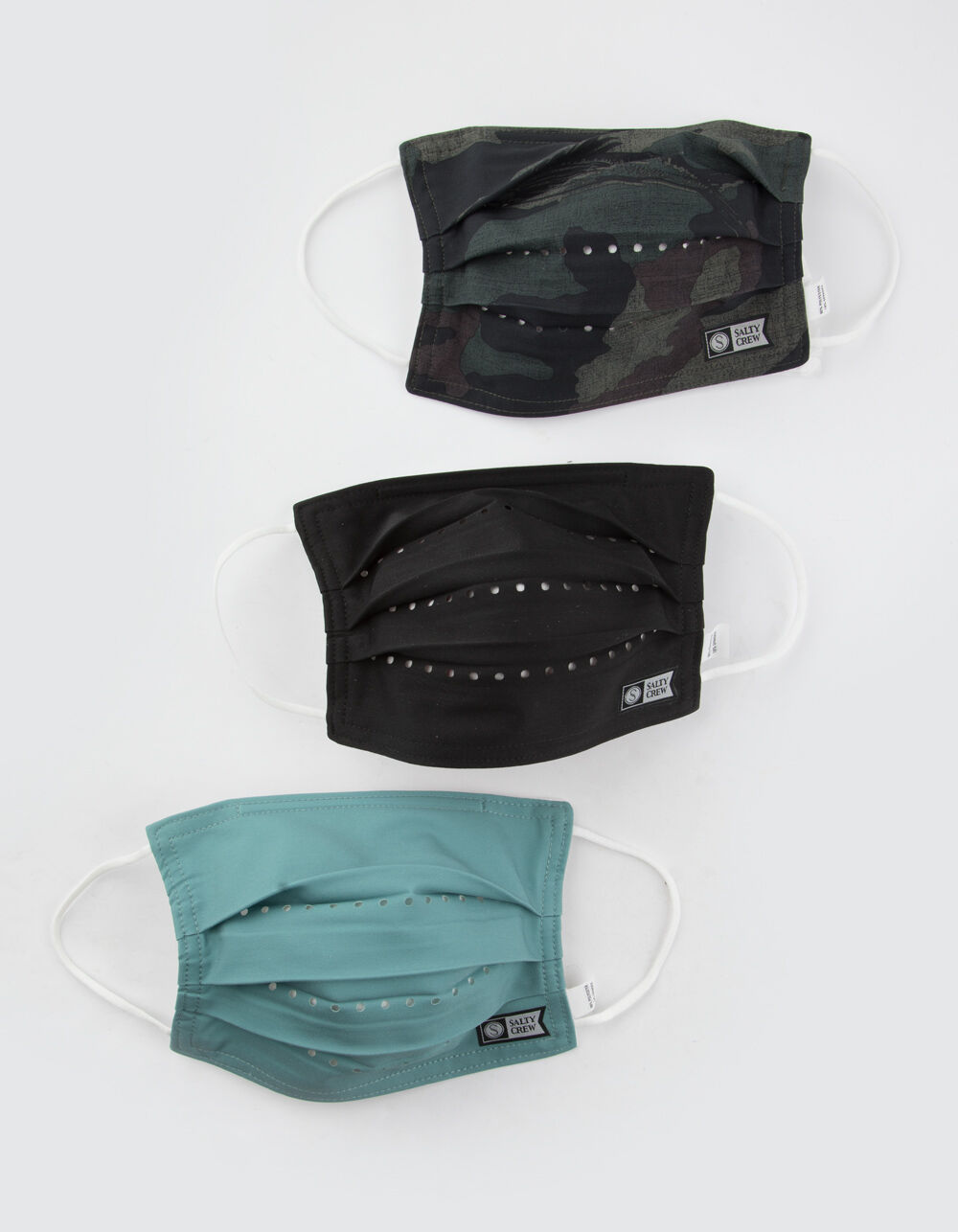 SALTY CREW 3 Pack Fashion Face Masks CAMO Tillys