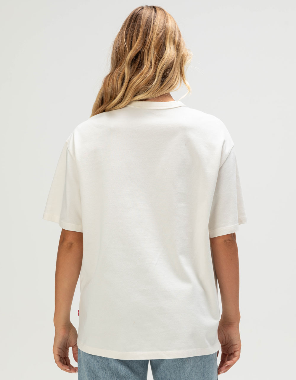 LEVI'S Graphic Tabor Womens Relaxed Tee - ANTIQUE WHITE