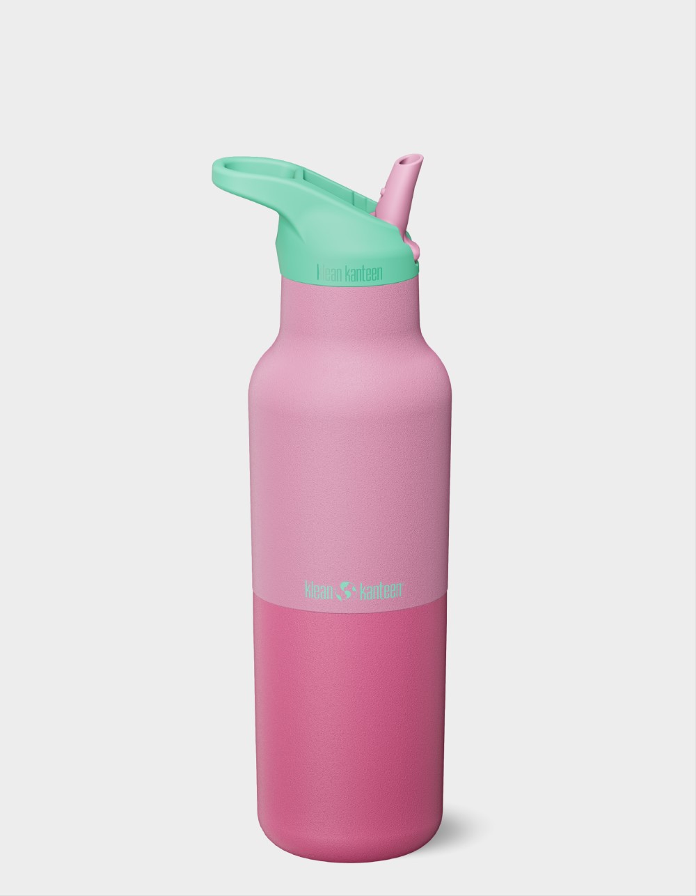 KLEAN KANTEEN 16oz Rise Classic Bottle with Flip Seal Cap - AZALEA