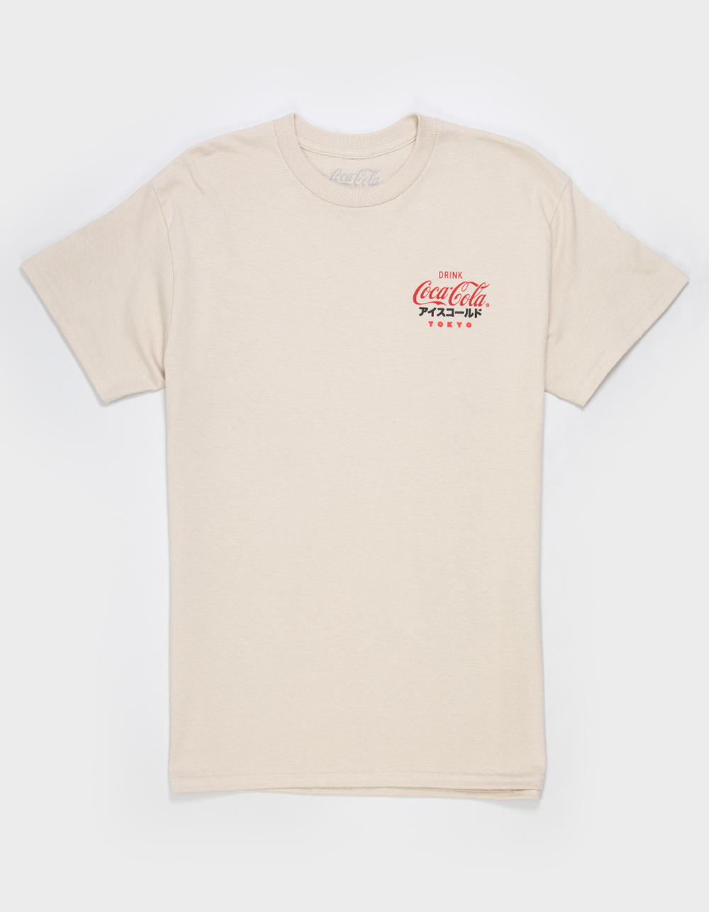 PLEASANT GETAWAY x Coca-Cola Kanji Mens Tee - CREAM