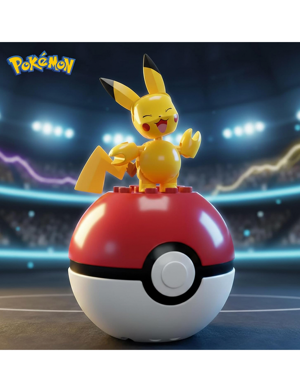 POKEMON Mega Construx Poke Ball Assorted 16 Piece Building Sets - ASST