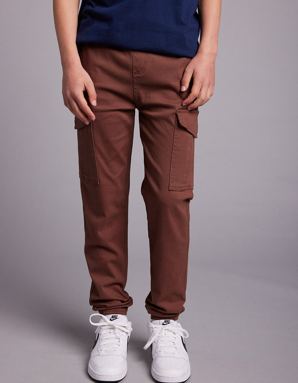 RSQ Boys Twill Cargo Jogger Pants