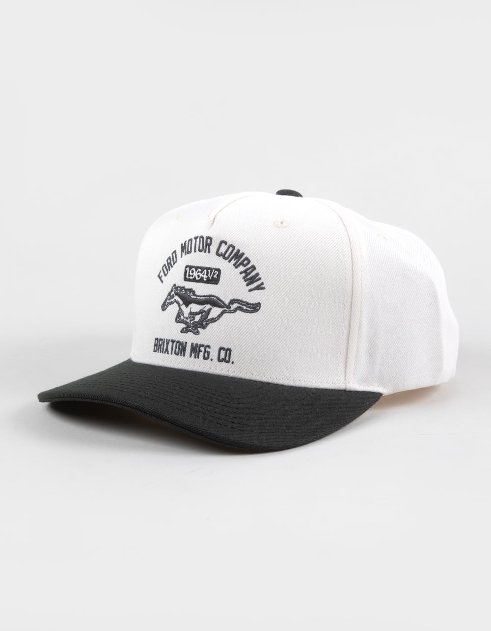 BRIXTON x Ford Mustang Snapback Hat - BLACK COMBO