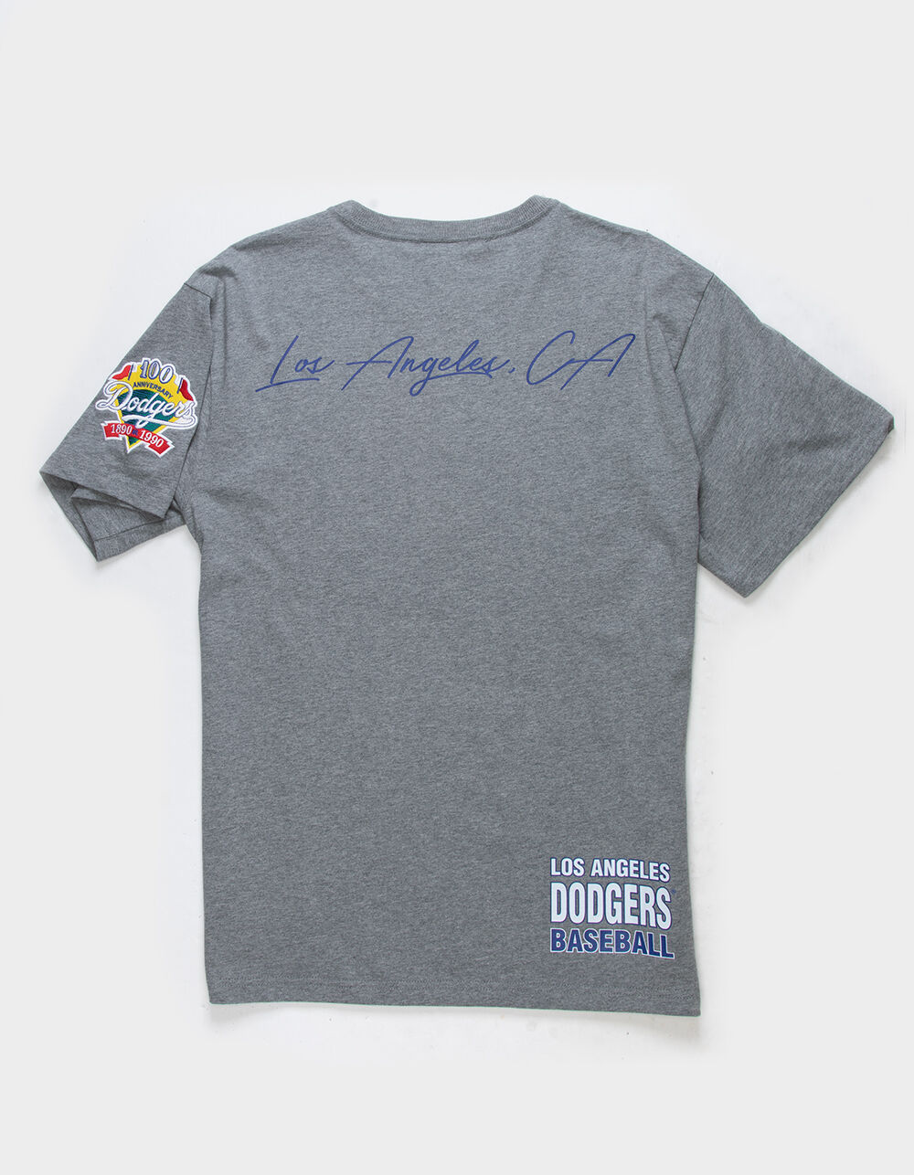 MITCHELL & NESS Los Angeles Dodgers Mens Tee   HEATHER GRAY   Tillys