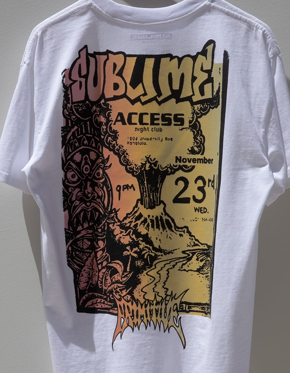 PRIMITIVE x Sublime Flyer Mens Heavyweight Tee - WHITE