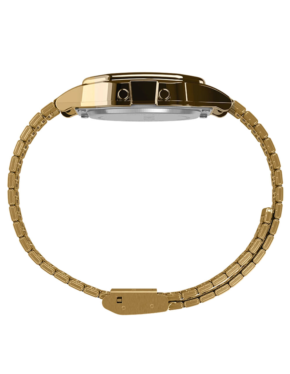 TIMEX T80 Rainbow 34mm Stainless Steel Gold Bracelet Watch GOLD