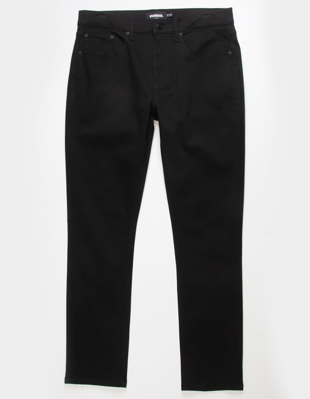RSQ Mens Slim Taper Jeans BLACK DENIM Tillys