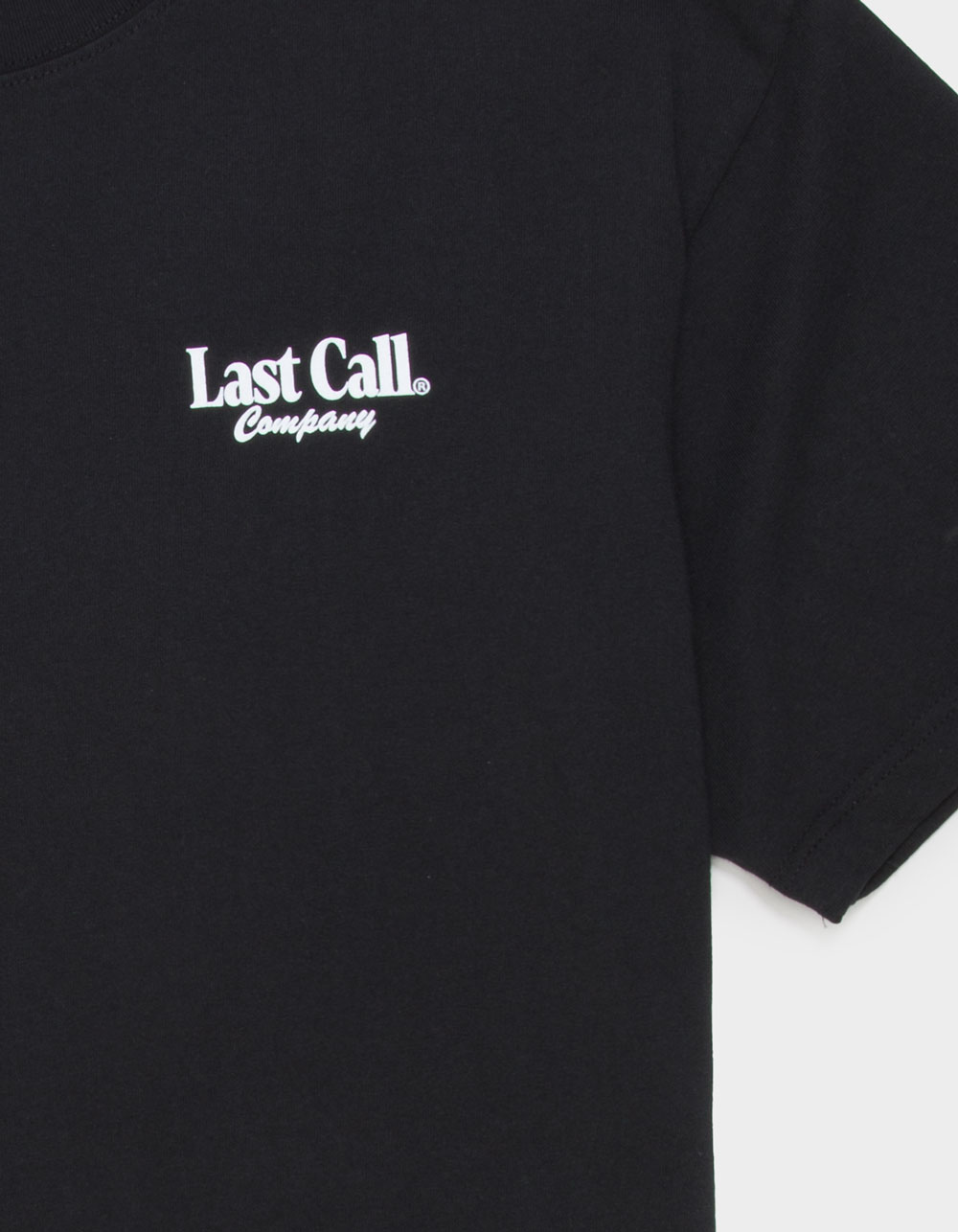 LAST CALL CO. Permanent Vacation Mens Tee - BLACK