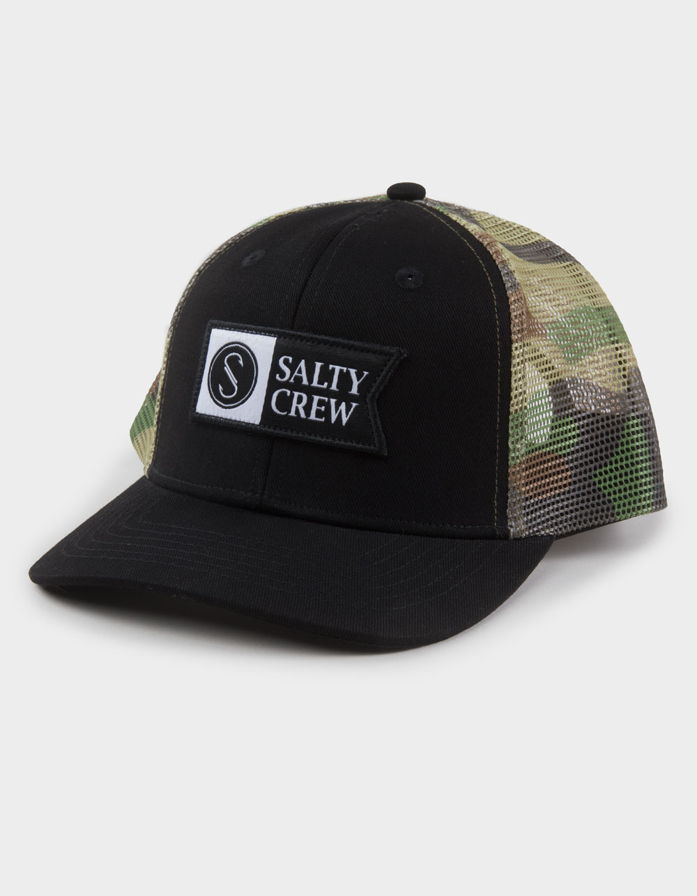SALTY CREW Pinnacle Boys Trucker Hat - BLACK COMBO