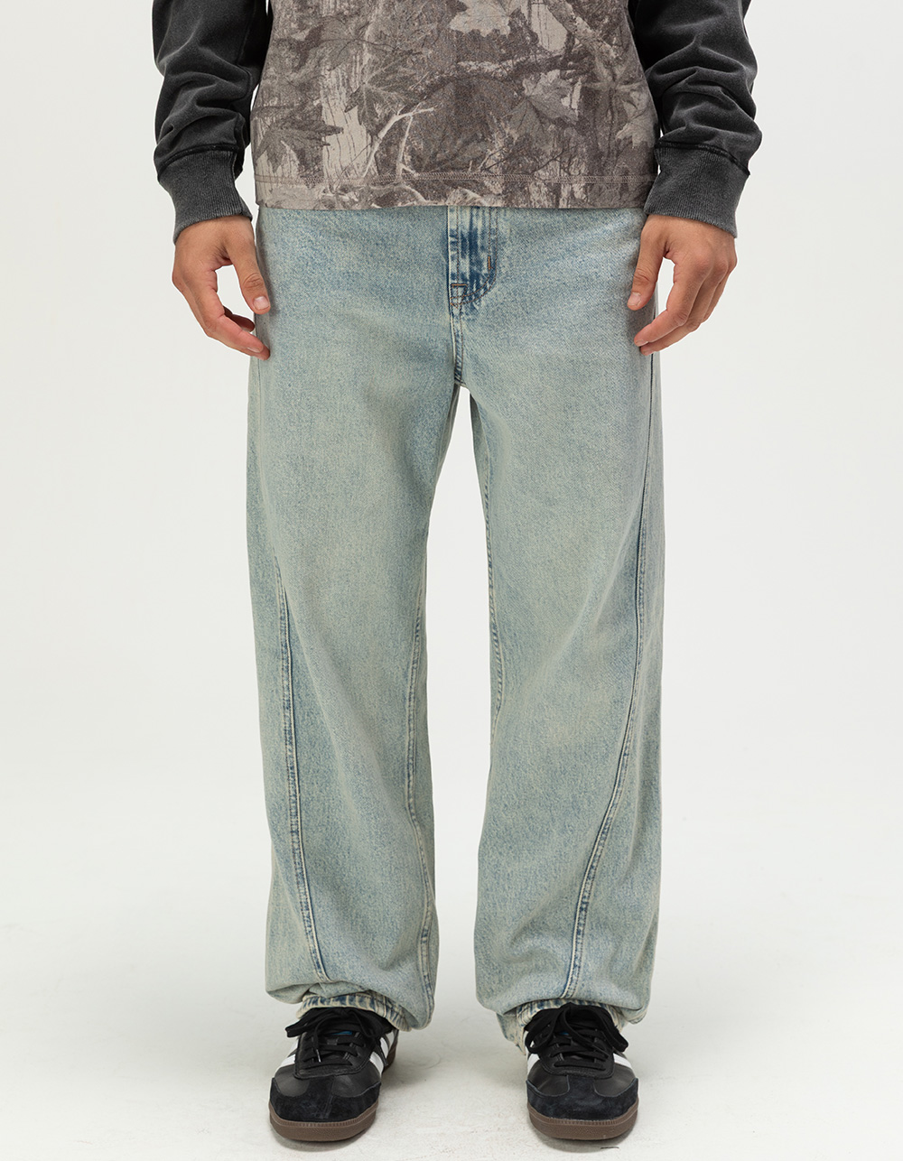 RSQ Mens Loose Jeans - TORNADO WASH