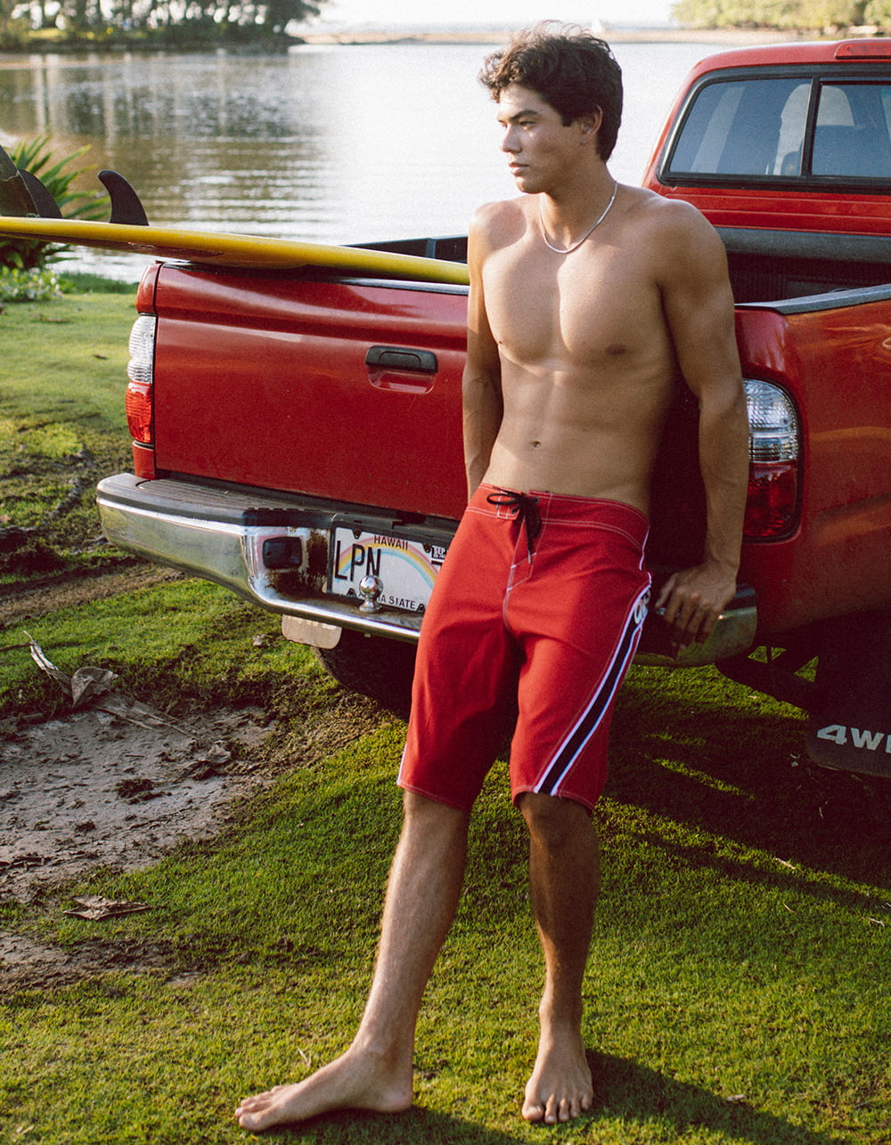 O'NEILL Superfreak Solid Mens 21" Boardshorts - RED