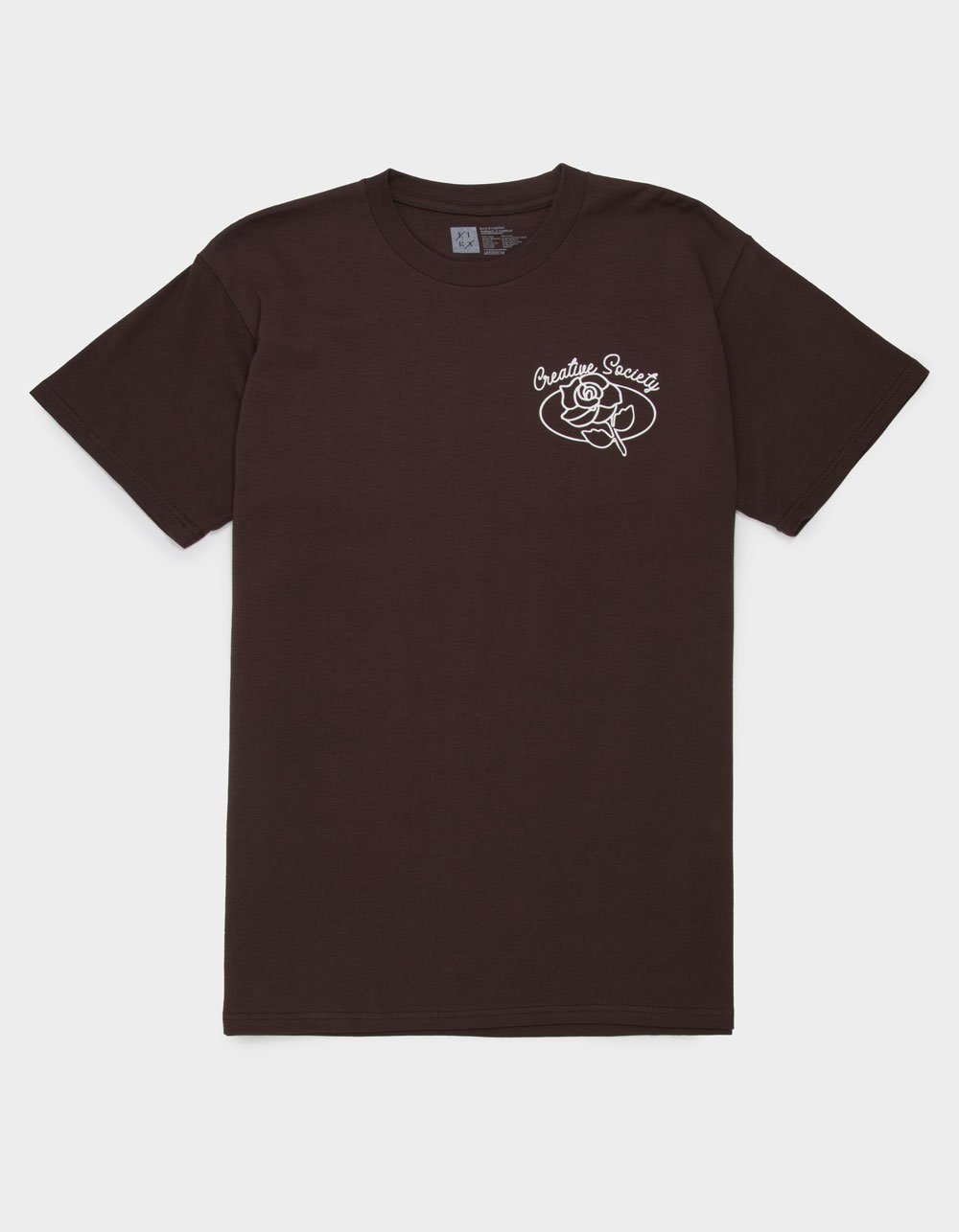 LIRA Rose Emblem Mens Tee - BROWN