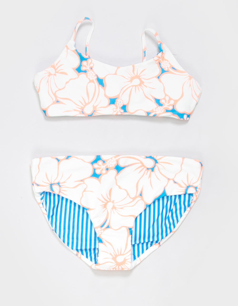 MAAJI Island Flora Pear Girls Reversible Bralette Bikini Set - MULTI
