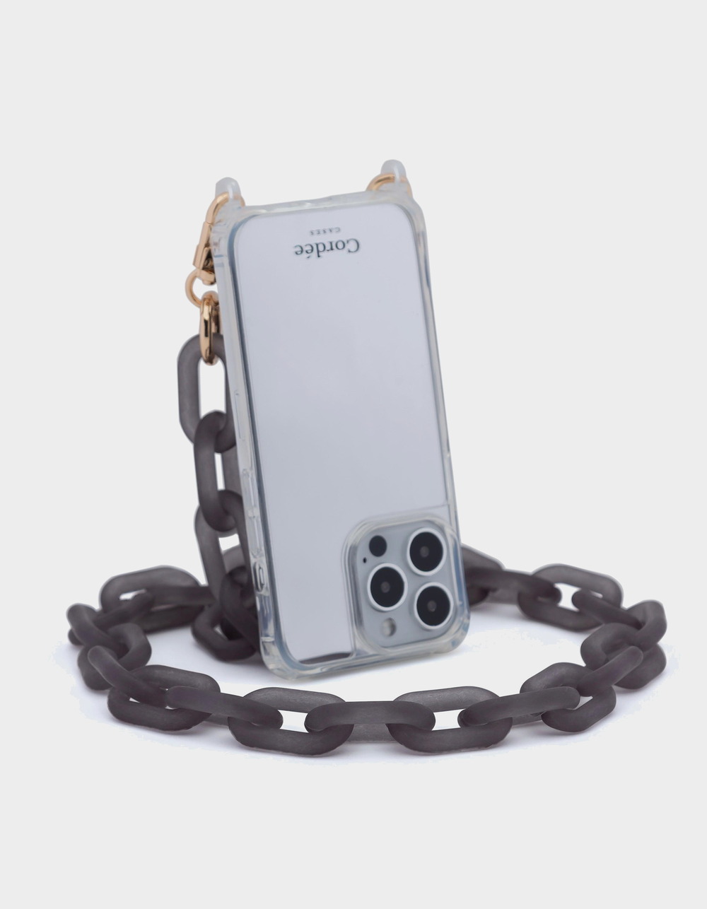 CORDEE CASES Gray Icy Phone Chain - CRYSTAL GRAY