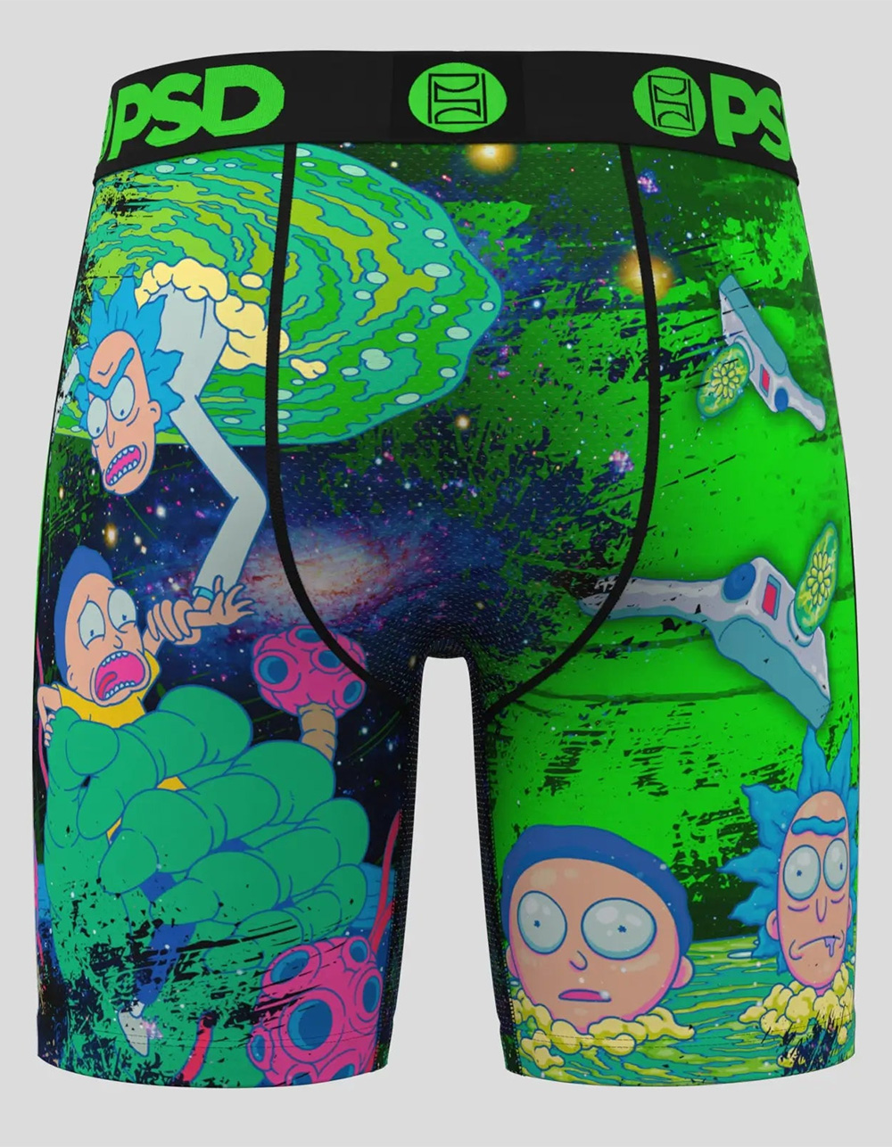 PSD x Rick And Morty Portal Void Mens Boxer Briefs - MULTI