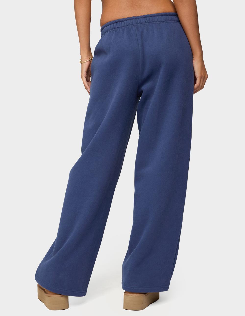 Edikted Totally Sweatpants - NAVY